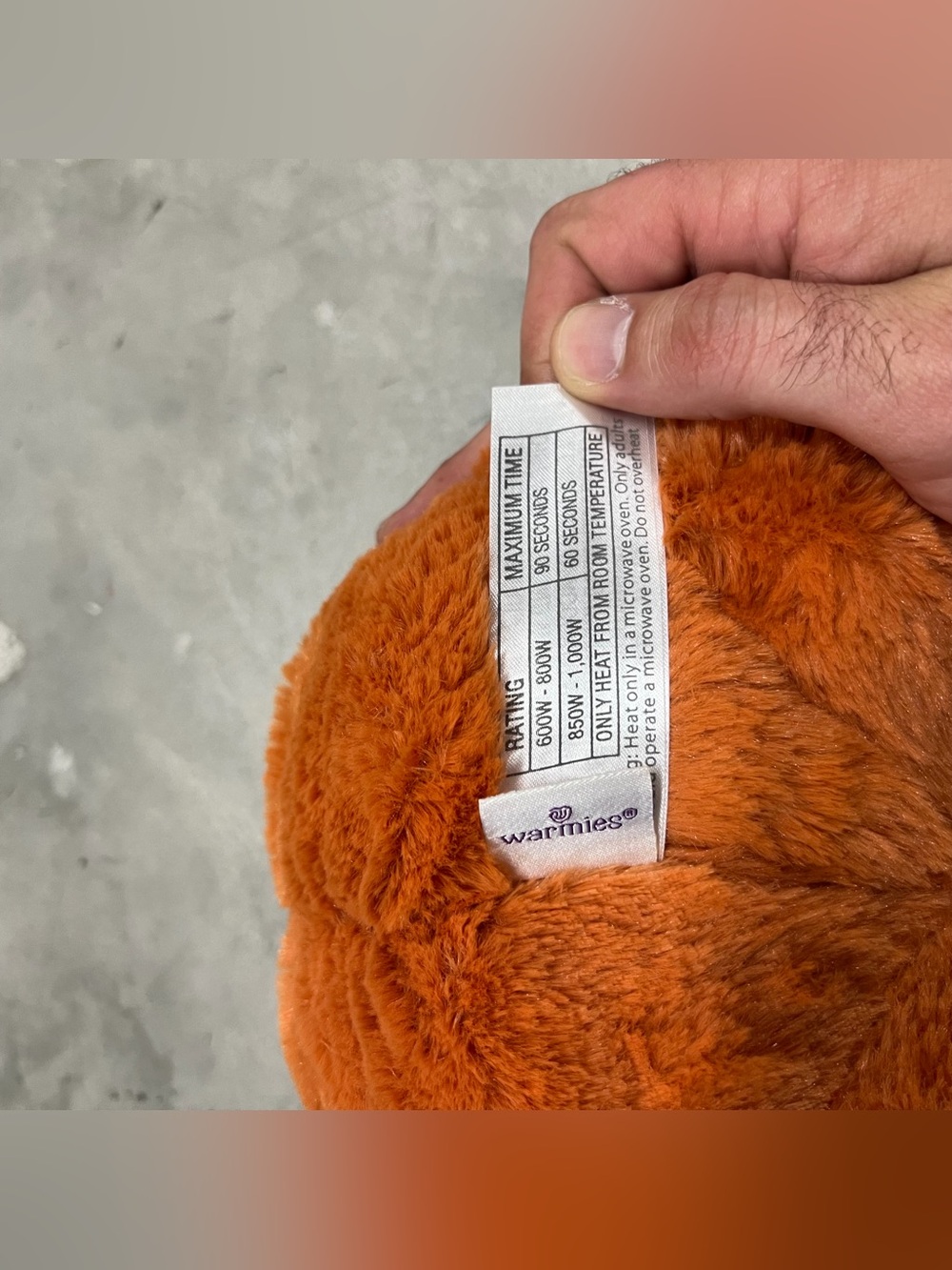 WARMIES HALLOWEEN HEATABLE PLUSH JACK-O-LANTERN - Picture 6 of 6